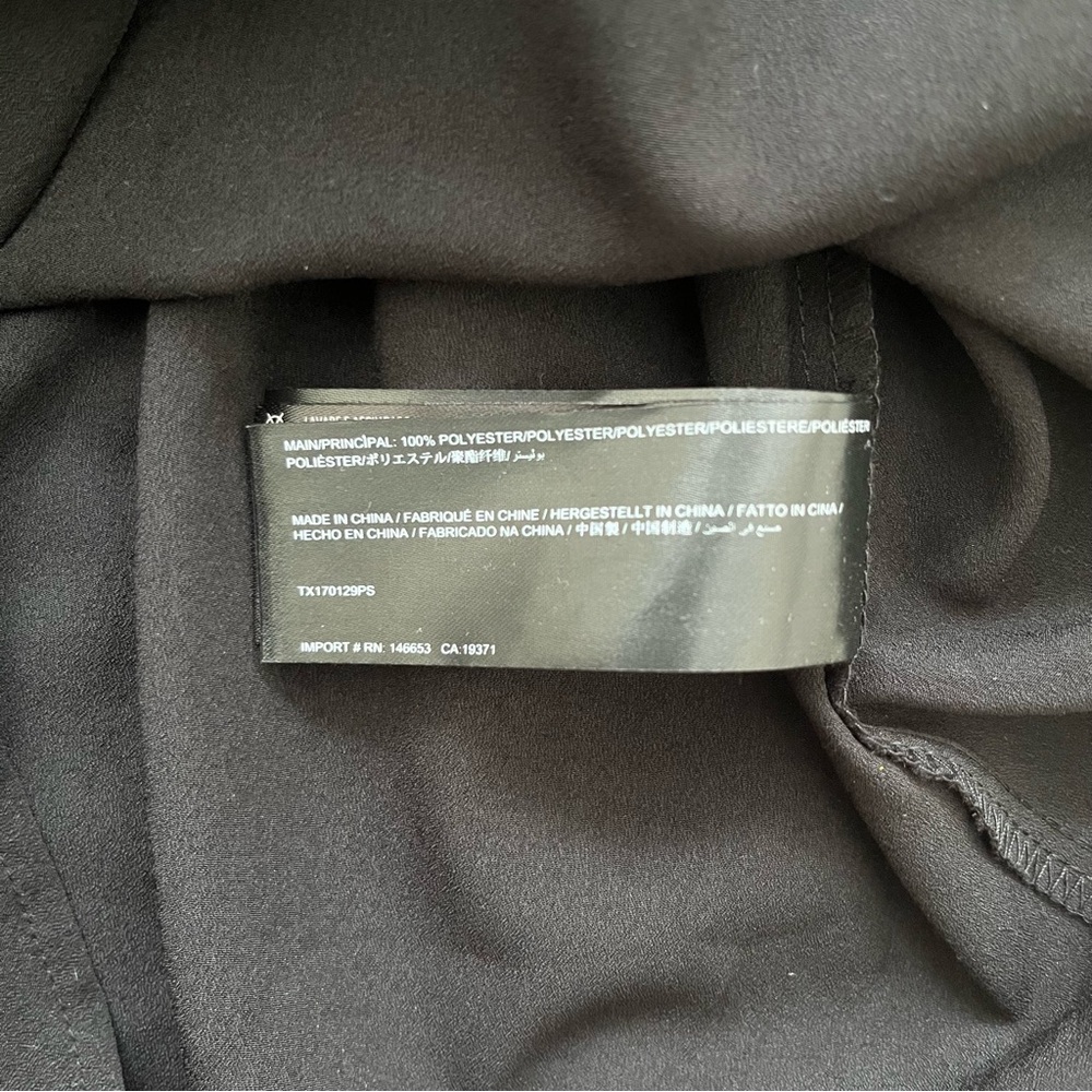 The Fifth Label black romper off-shoulder smocked bodice playsuit nightlife - Picture 10 of 10